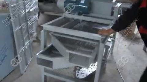 automatic almond cracking and  shelling machine