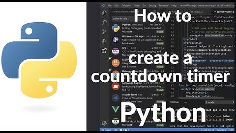 How to Create a Countdown Timer in Python | Beginner Python Project (2025)