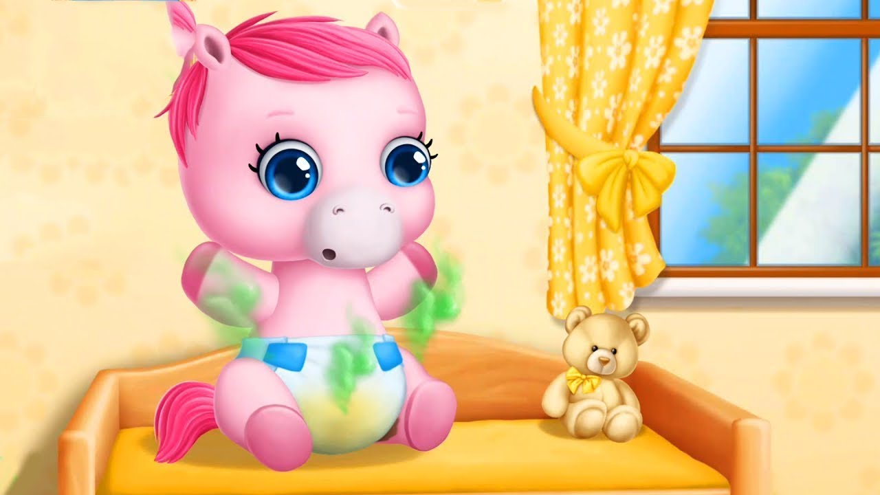 Fun Animal Baby Care Kids Game Pony Sisters Baby Horse Care