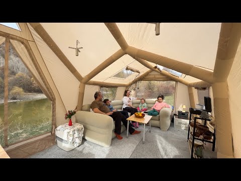 Yeni Şişme Çadırımızla 5 Yıldızlı Otel Konforunda Lüks Kamp