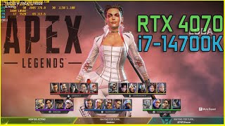 Apex Legends i7-14700K & RTX 4070 1440p Low Settings