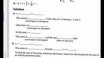 1.5 Infinite Geometric Series