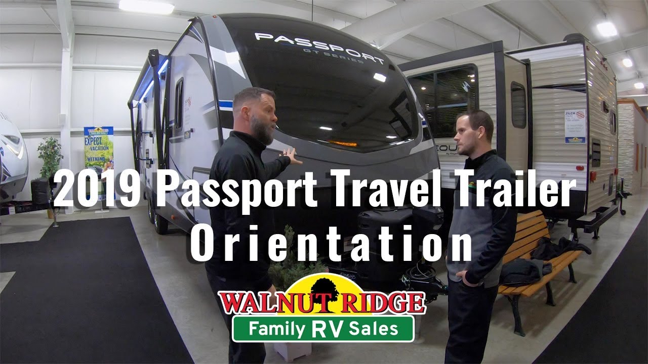 2019 Passport Travel Trailer - Orientation - YouTube