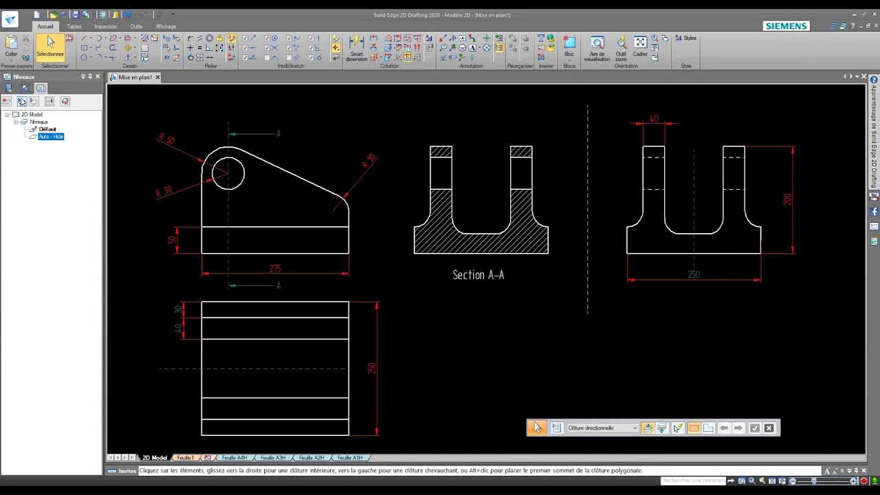 Logiciel CAO  2D  gratuit dessin industriel et dessin 