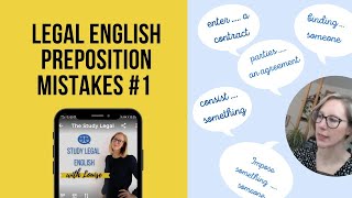128: Legal English Preposition Mistakes #1