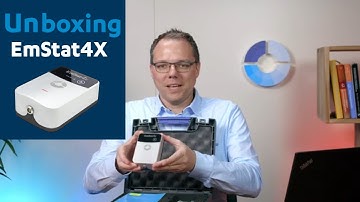 Unboxing the EmStat4X portable potentiostat & running a first measurement