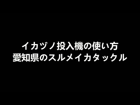 イカヅノ投入機、タックル紹介 愛知の深場で釣るスルメイカ イカヅノ投入機、タックル紹介 愛知の深場で釣るスルメイカ