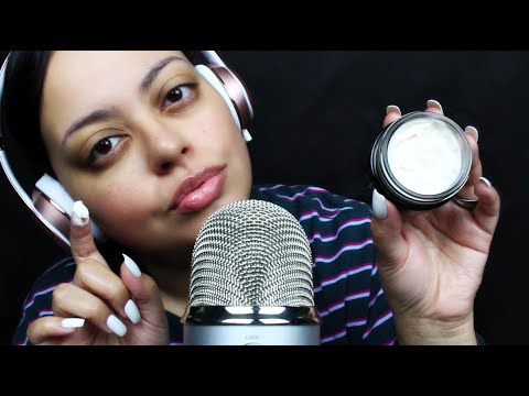 ASMR| Relaxing Skincare Routine (Lid sounds, Upclose Whispers, Liquid sounds & more)