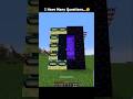 I Have Many Questions in Minecraft...🤔 #shorts #funny #minecraftmeme