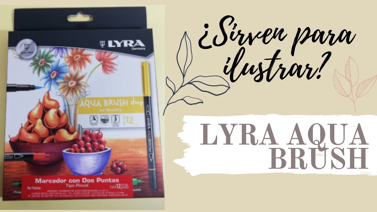 Review marcadores LYRA AQUA BRUSH DUO