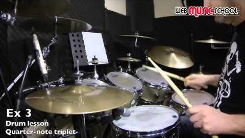 Quarter-note triplet - FREE DRUM LESSON