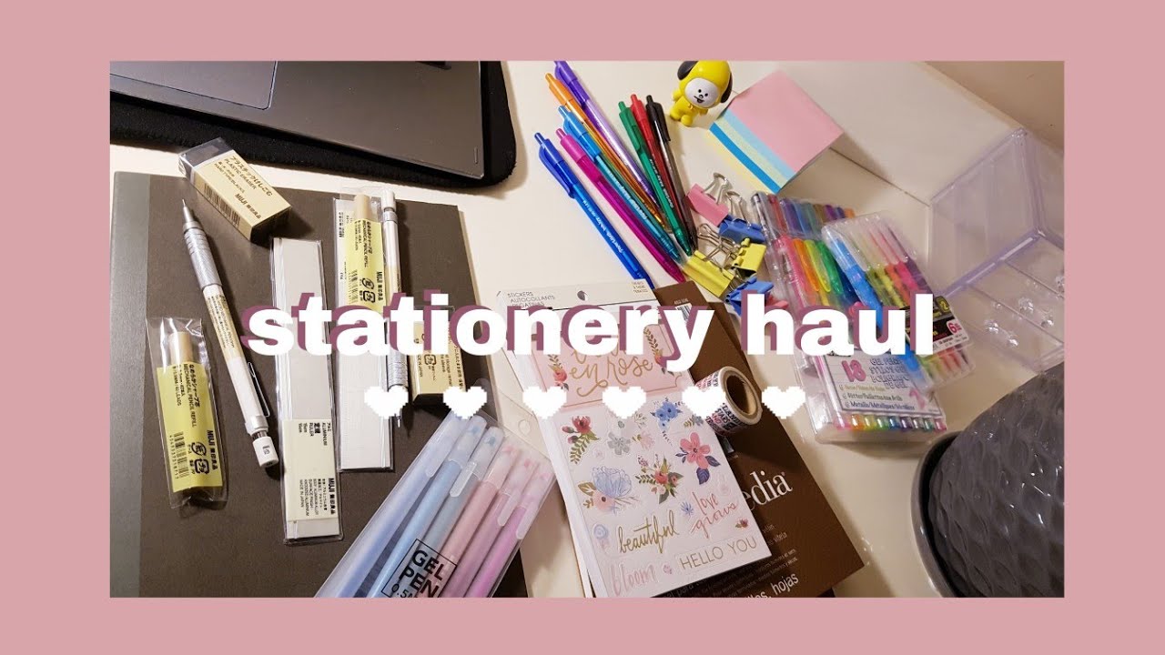 🌸 stationery haul 🌸 YouTube