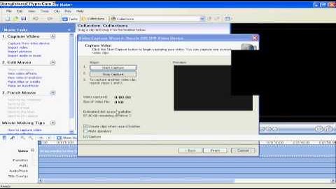 Recording Settings for Dazzle capture card on XP not Vista using Windows Movie Maker