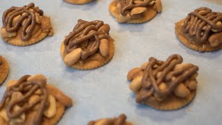 حلوى الكراميل مع الفول السوداني dessert nobakedesserts easydessert nuts