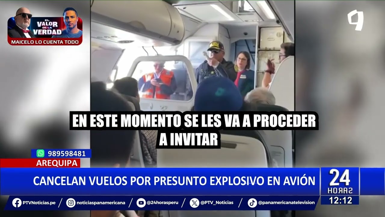 Cierran aeropuerto de Arequipa por amenaza de bomba