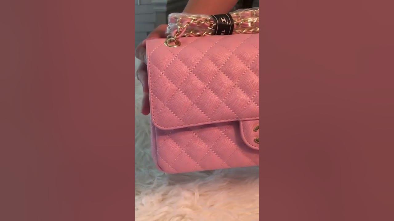 Chanel Medium Double Flap Bag Unboxing - Pink Caviar with Gold