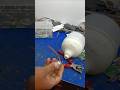 60w new DC Cap chenge LED bulb repair एलईडी बल्ब होल्डर सॉकेट रिपेयर 💕#shorts