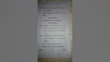 B.sc 3rd semester physics paper 2023 mjpru 3rd semester physics paper 2023 #shorts #tranding