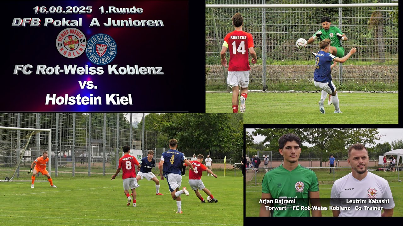 DFB Pokal: FC Rot-Weiss Koblenz vs. Holstein Kiel
