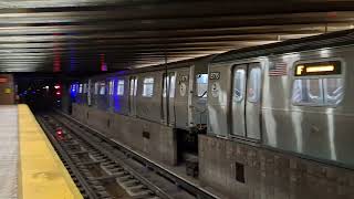 R160 #8915 (F) + R160 #8716 (F) leaving 21 Street - Queensbridge 