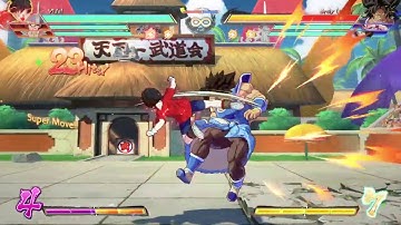 DBFZ S3 Videl justice combination cancel loop new bnb 80 hits