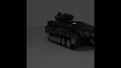 Blender3d tank animation test