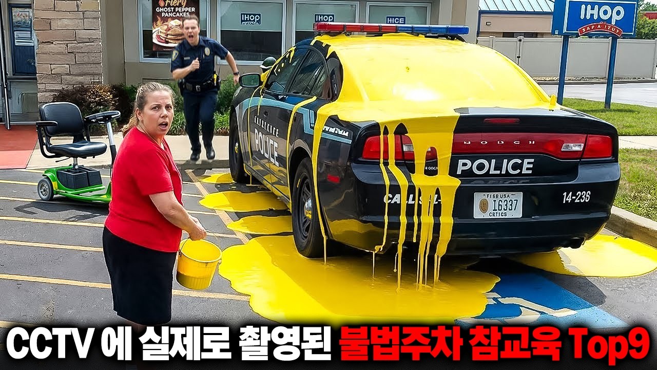 경찰차가 벼슬이야?