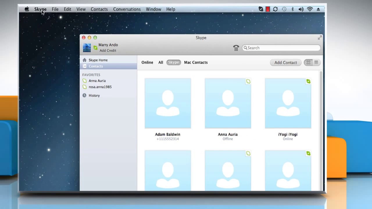How to Block or Unblock a Contact in Skype® for Mac® OS X™