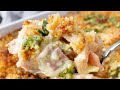 Cheesy chicken cordon bleu casserole a twist on the classic