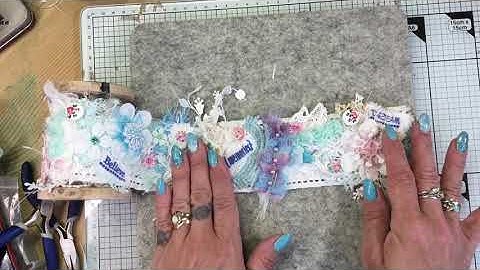 snippet roll , shabby chic theme,June dt project for Angel dream crafts