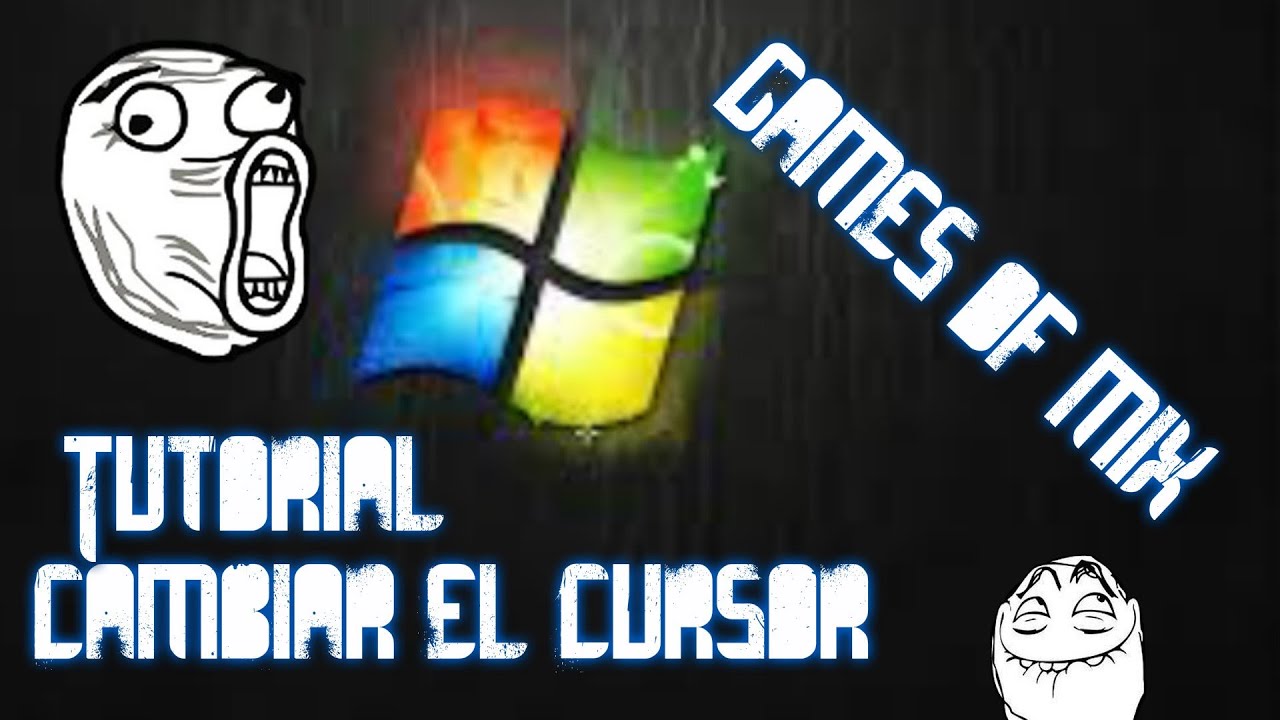 Tuto: Como cambiar el cursor de tu PC - YouTube