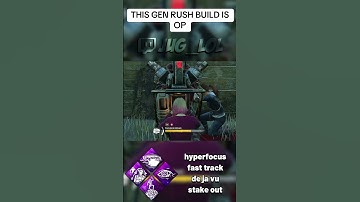 THIS GEN RUSH BUILD IS OP #deadbydaylight #dbd #dbdshorts