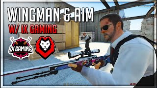 USP-S & AK-47 AIM Fiesta! 🤡 - Aim mapy a Wingman w/ IX Gaming | CS:GO