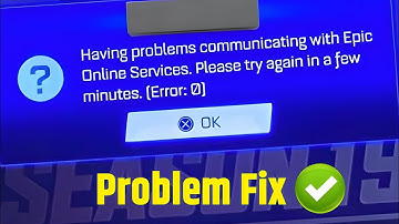 Fix Rocket League Having problems communicating with Epic Online Services. Please try again 😥