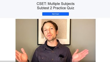 CSET Multiple Subjects Subtest 2 Quiz