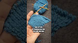 2 traditional & 1 funny way of knitting KFB increase on eastern mounted stitches #knittingtutorial