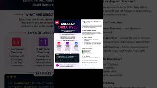 👨‍💻 Angular Directives | #frontenddeveloper #angular #angularinterview #viral #reels #trending