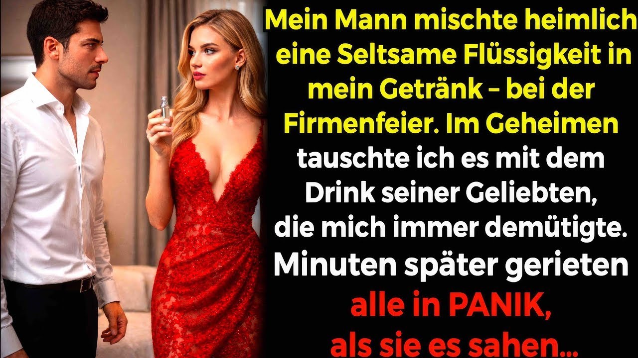 Ich tauschte mein Glas mit der Geliebten🍷 Sie trank die Seltsame Flüssigkeit – Alles explodierte