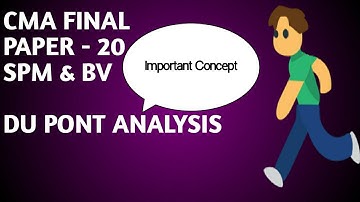 CMA Final PAPER 20 SPMBV, DUPONT ANALYSIS