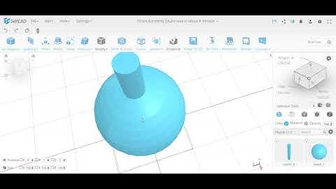 How to cut objects in #SelfCAD