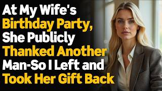 At My Wife’s Birthday Party, She Publicly Thanked Another Man—So I Left and Took Her Gift Back