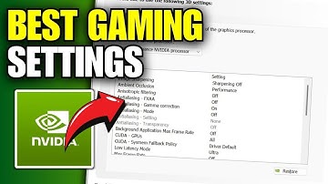 NVIDIA Control Panel BEST Settings For Gaming (2025)