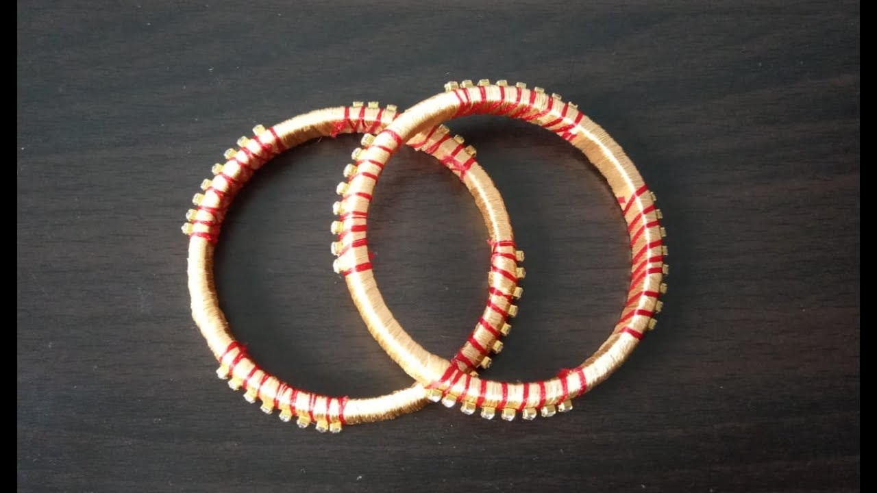 How To Make Silk Thread Designer Bengals 2 Jwellery Making YouTube