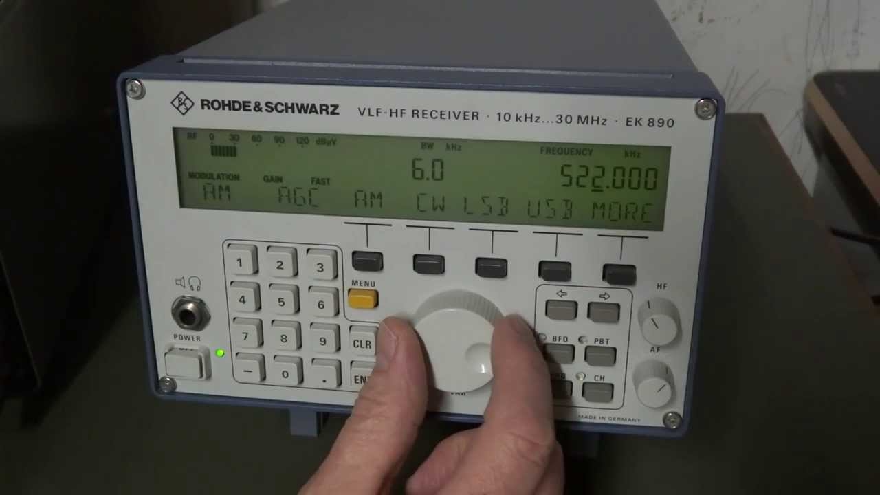 Rohde & Schwarz EK 890 op lange- en middengolf