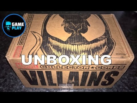 venom marvel collector corps box