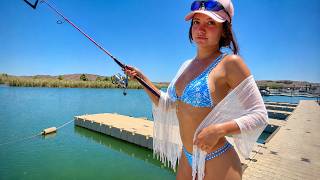 FISHING in 104° Weather Until I Caught a MONSTER Fish