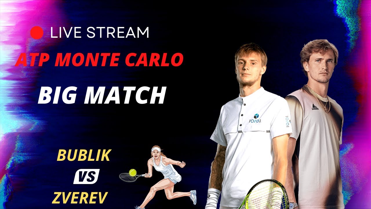 zverev bublik live stream