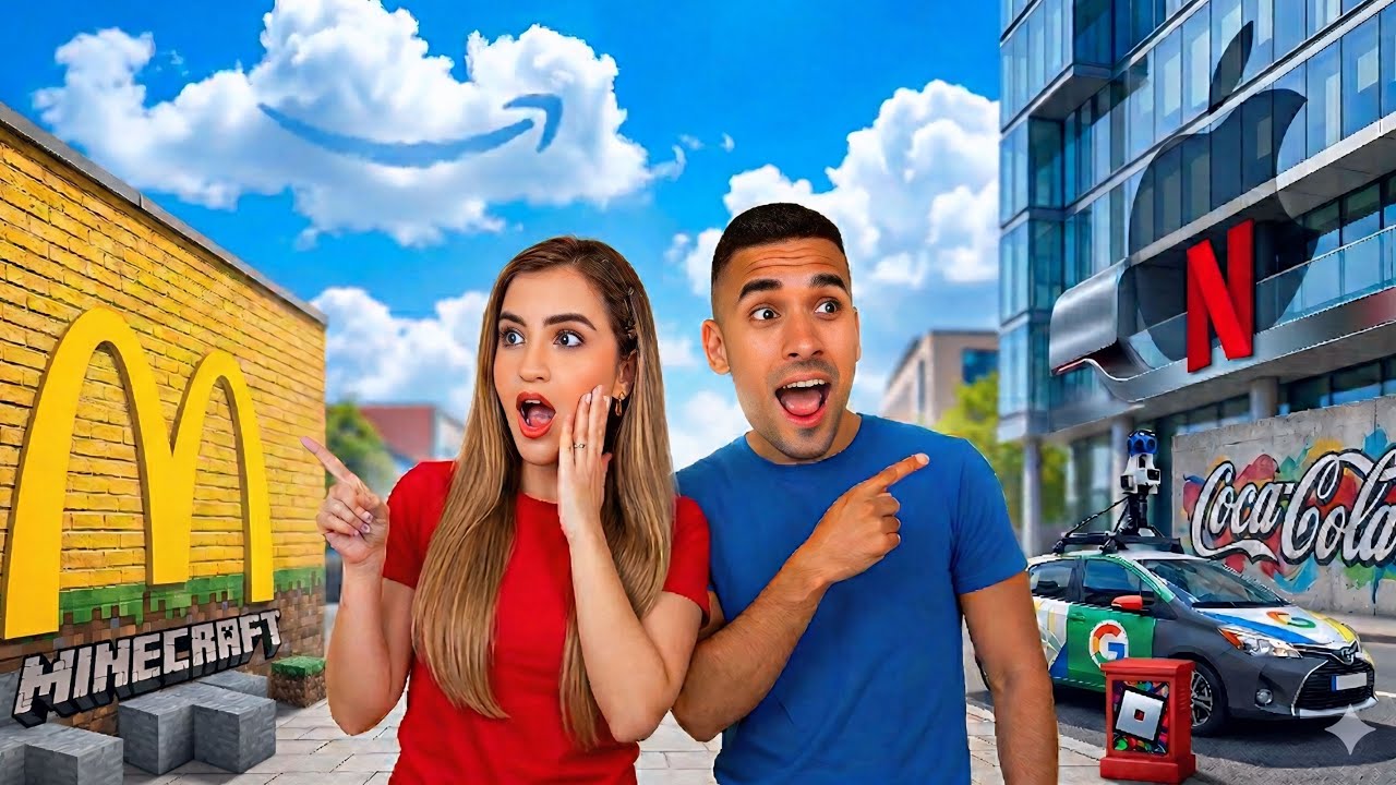 SÓ 1% SABE O NOME DA LOGO ESCONDIDA! (Desafio em família - Brincadeiras)