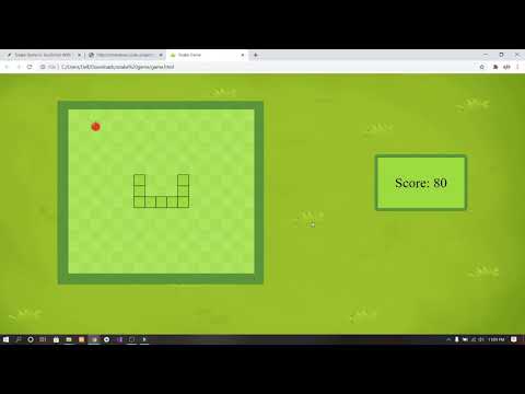 Snake Game In JavaScript With Source Code | Source Code & Projects