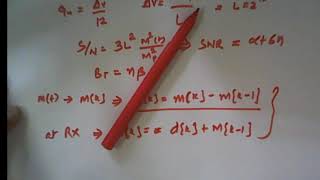 Digital Communication :  Topic :-  DPCM and Delta modulation